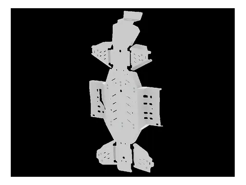 Osłony podwozia Iron Baltic Arctic Cat 1000 XT - aluminiowe