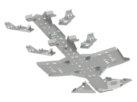 Osłony podwozia Iron Baltic Can-Am Outlander 6x6 (2017-2018) - aluminiowe