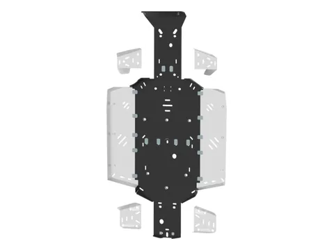 Osłony podwozia Iron Baltic CFMOTO UFORCE 550 - aluminium + HDPE